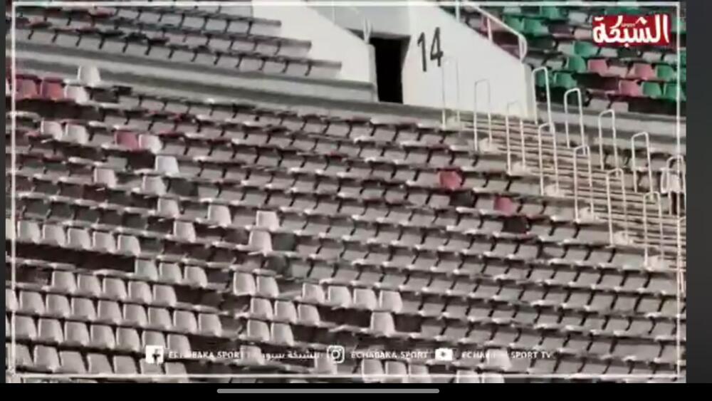 مخلفات أعمال الشغب التي عرفتها مباراة شباب بلوزداد و مولودية الجزائر بملعب 5 جويلية